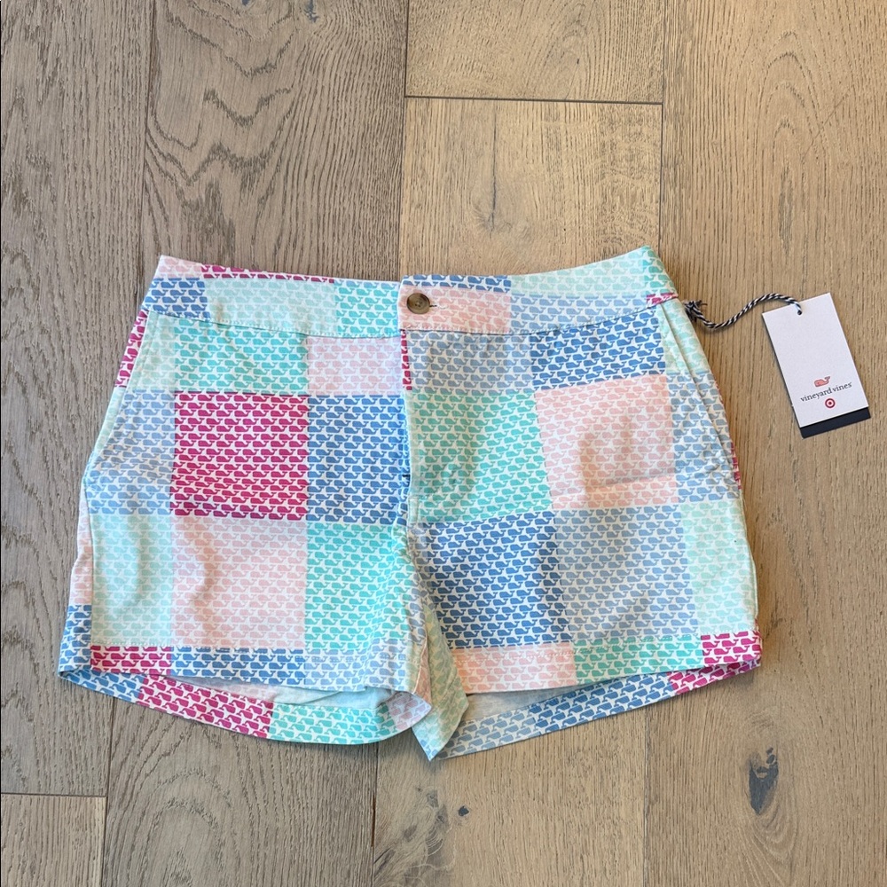 Vineyard Vines for Target Multicolor Patchwork Shorts – Size 0 – NWT